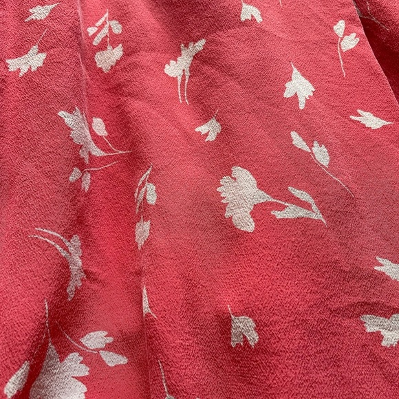 Anthropologie Shoshanna Millie 100% Silk Floral Flare Sleeve Midi Dress 4 Boho - Picture 13 of 16